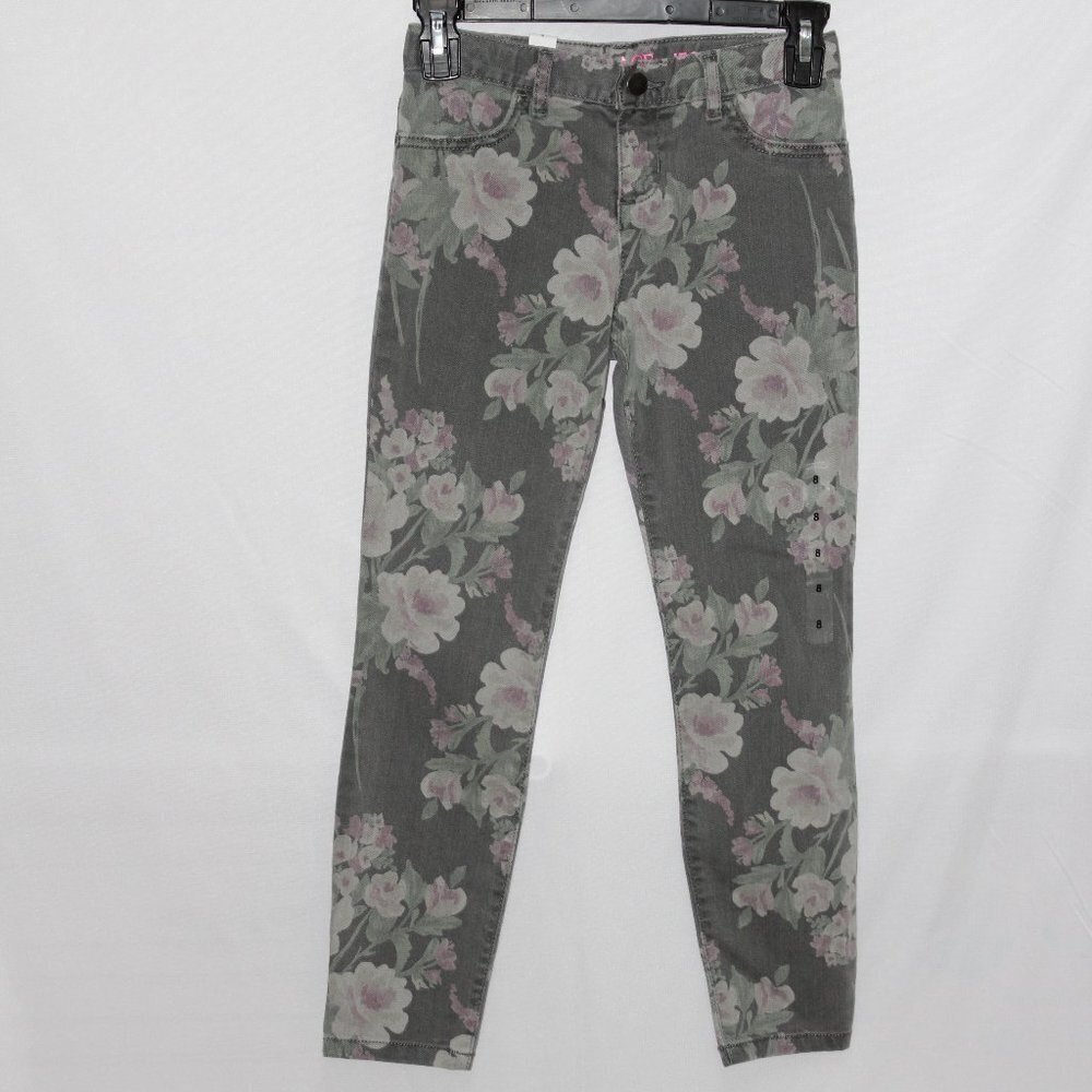 The Children's Place Gray Floral Jeggings